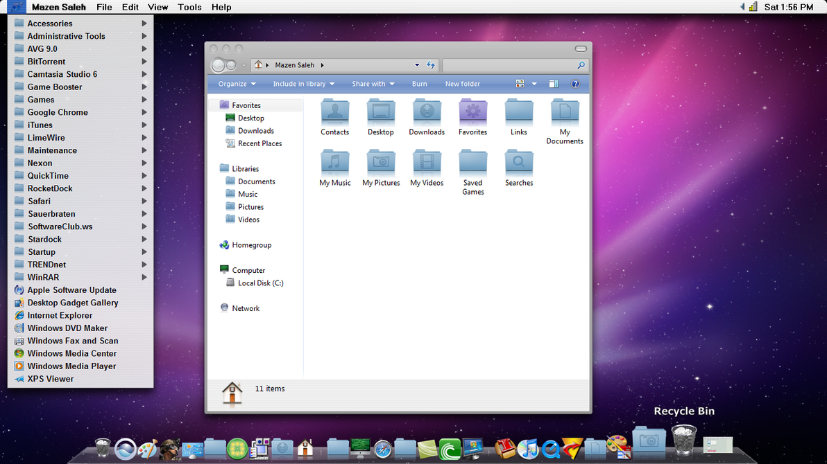 free download mac os skin pack for windows 7